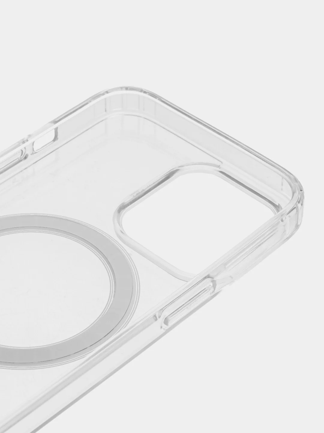 Прозрачный чехол для iPhone (Айфон) 14 / 13 / 12 / PRO / MAX / PLUS / MINI с MagSafe (Магсейф)