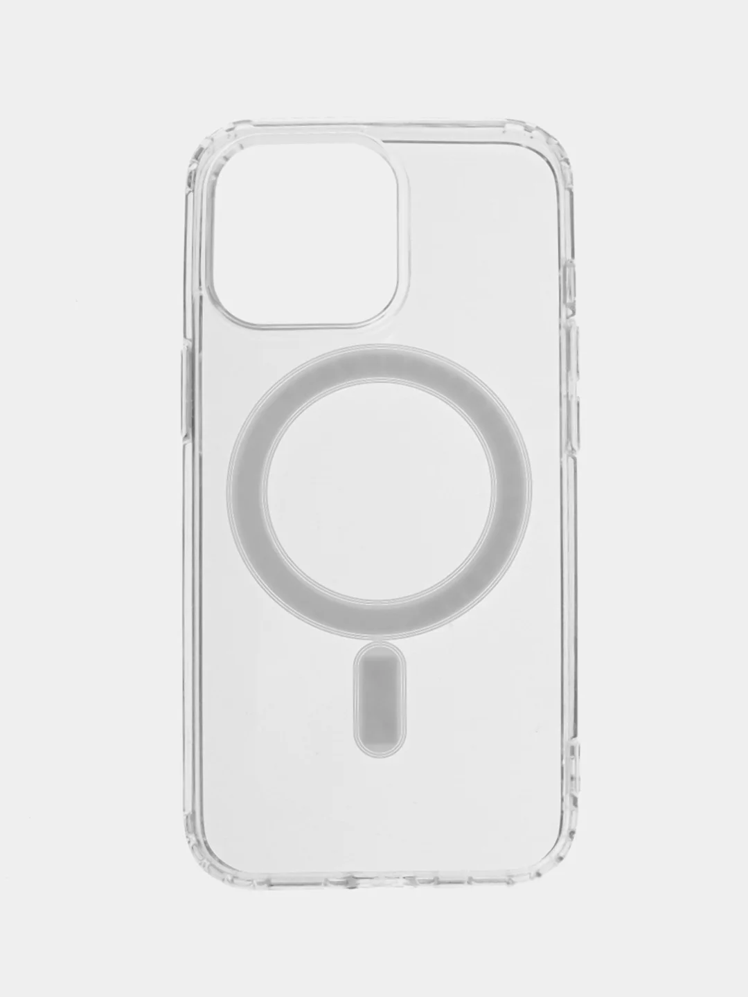 Прозрачный чехол для iPhone (Айфон) 14 / 13 / 12 / PRO / MAX / PLUS / MINI с MagSafe (Магсейф)