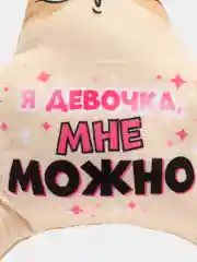 Автоигрушка на присосках "Я девочка, мне можно"