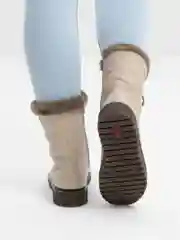 Бежевый полусапожки зимние женские Rieker