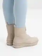 Бежевый полусапожки зимние женские Rieker