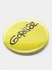 Желтый значок "Gorillaz", 37 мм