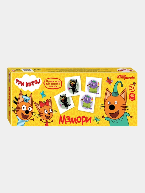 Настольная игра "Мемори. Три кота"