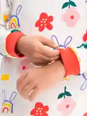 Кремовый пижама детская
