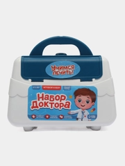 Игровой набор доктора "Учимся лечить" в коробке, 15 предметов