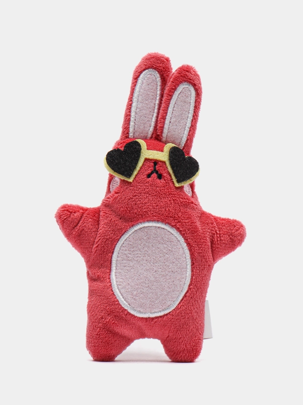 Мягкая игрушка "Кролик в очках", магнит