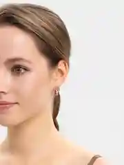 Золотой сережки, женские серьги, трендовые серьги кольца, серьги в стиле булгари, стиль картье
