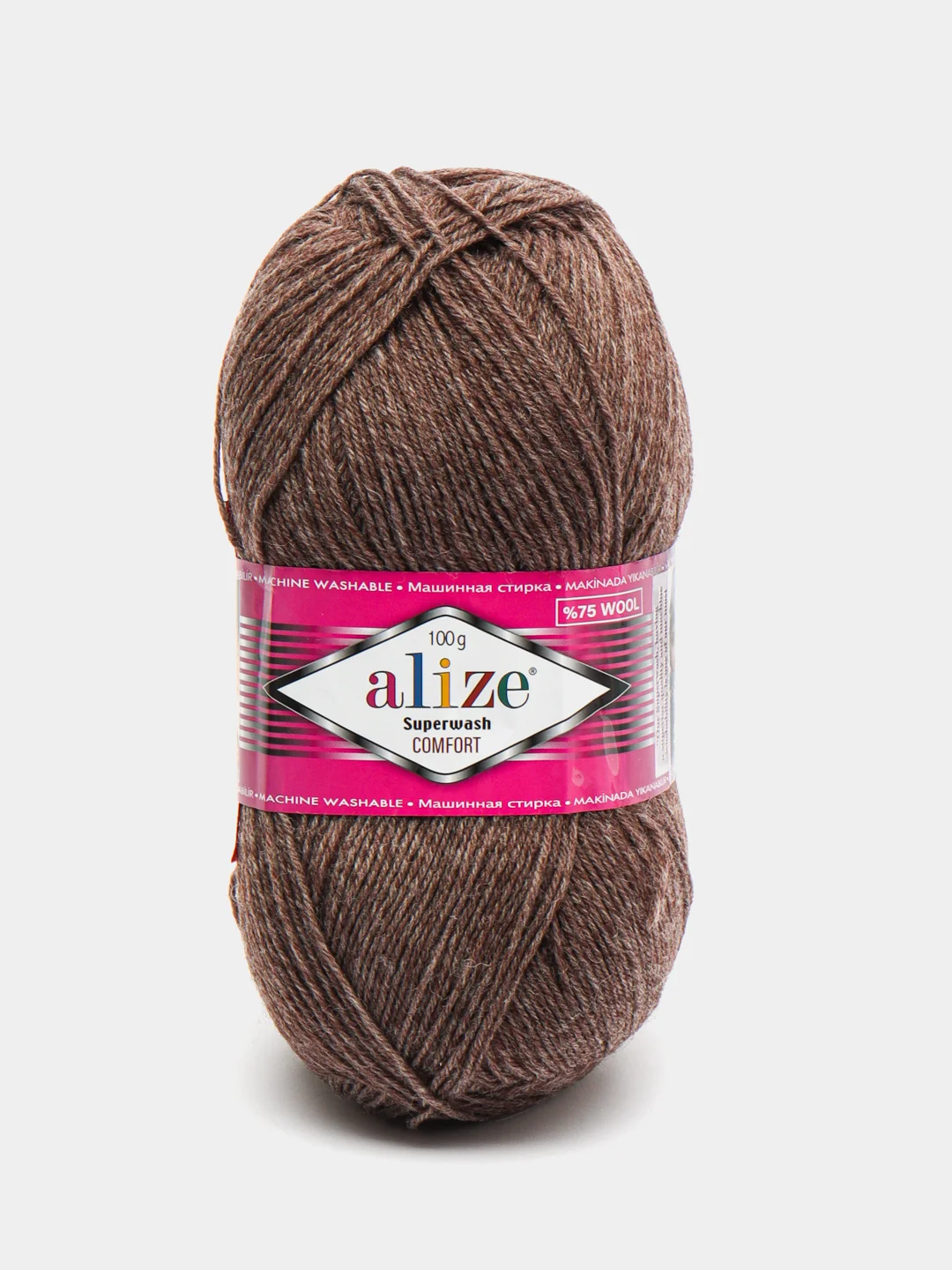 Карамельный пряжа носочная Alize Superwash Comfort Socks, 75% шерсть 25% полиамид, 100 г, 420 м