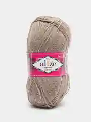Светло-бежевый пряжа носочная Alize Superwash Comfort Socks, 75% шерсть 25% полиамид, 100 г, 420 м