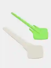 Салатовый 3d наклейка на автомобиль "Копьё"