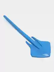 Синий 3d наклейка на автомобиль "Копьё"