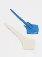Серебряный 3d наклейка на автомобиль "Копьё"