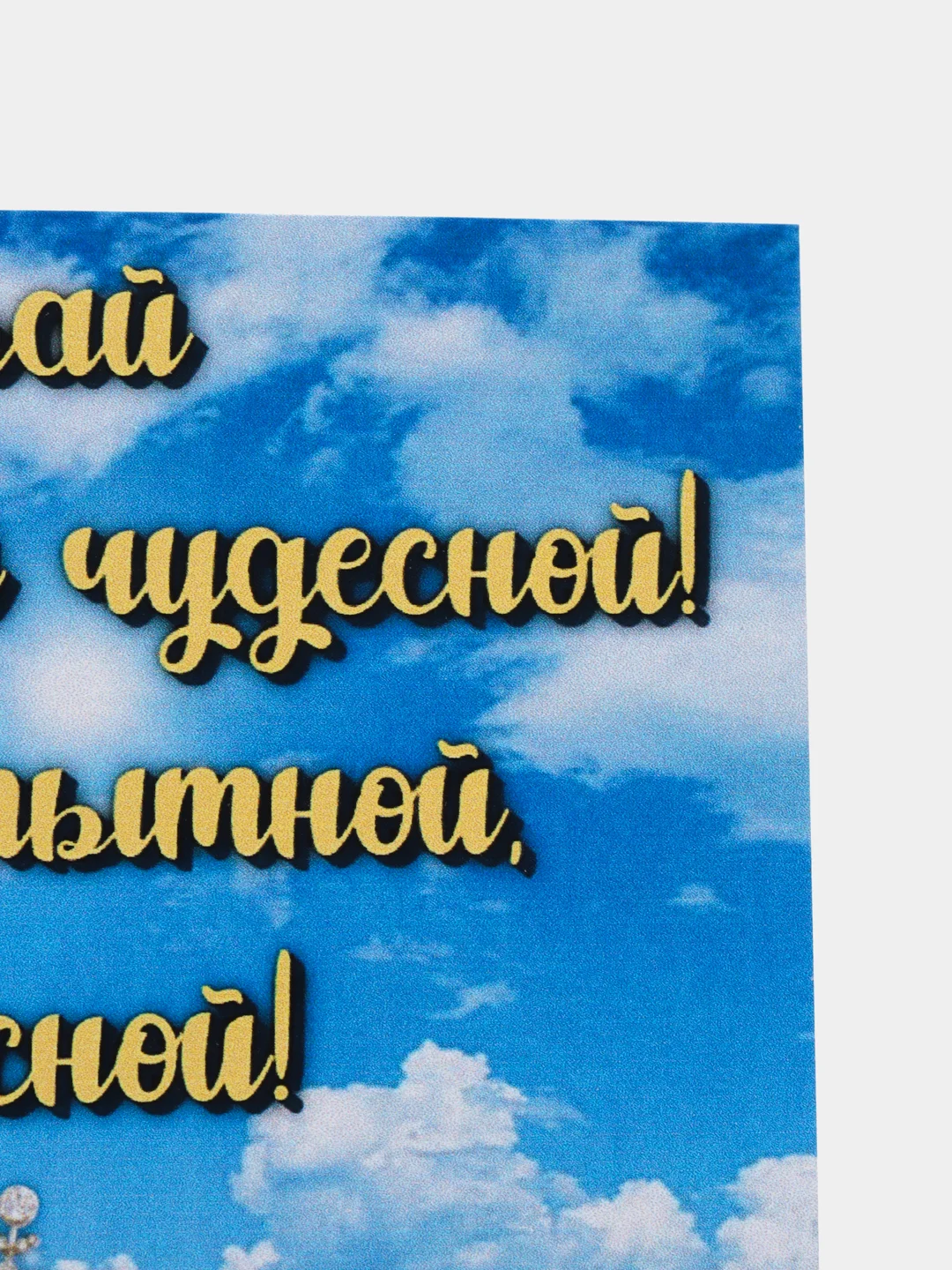 Алый прикольная открытка к Дню рождения, А6