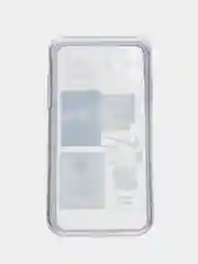 Белый чехол на айфон 13/ 11/ 12/ 14 /XR силиконовый iPhone бампер, прозрачный, логотип Найк Nike