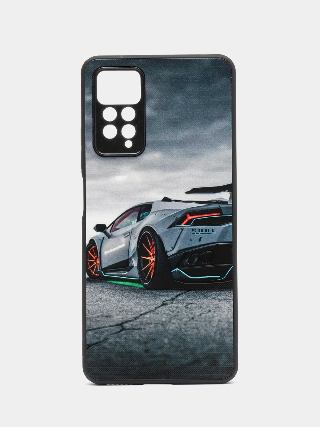 Хром чехол с рисунком на Xiaomi Redmi Note 11 Pro 4G и Redmi Note 12 Pro 4G (Нот 11/12 Про 4G)