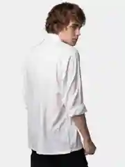 TrendD / Рубашка базовая Unisex прямая c длинным рукавом