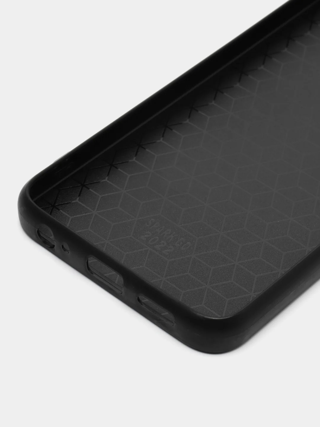 Черный чехол с рисунком на Tecno Spark 8C и Tecno Go 2022 (Текно Спарк 8С и Текно Го 2022)