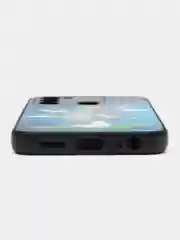 Синий чехол с рисунком на Tecno Spark 8C и Tecno Go 2022 (Текно Спарк 8С и Текно Го 2022)