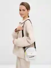 Белый сумка через плечо, унисекс