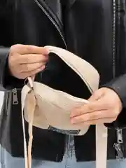 Белый сумка унисекс через плечо, из вельвета