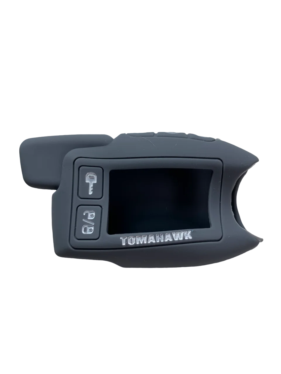 Серый чехол для брелка сигнализации Tomahawk 7.1,9.3,9.5 силиконовый