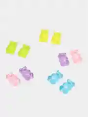 Серый кабошоны мармелад для рукоделия, декоративные сладости, мармеладные мишки