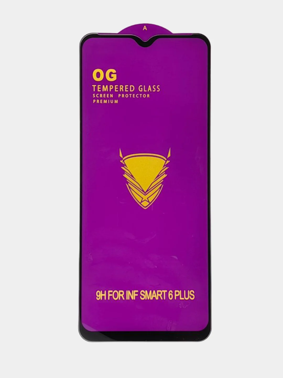 Черный защитное стекло Anti-Static для Infinix Smart 6 Plus (Инфиникс Смарт 6 Плюс)