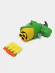 Желтый бластер с пульками из Plants vs Zombies(Растения против зомби),пневматический с присосками