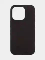 Черный чехол на Apple iPhone 15 Pro блестящий ROSCO пластиковый с силиконом стразами кристаллами