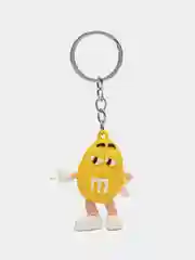 Желтый стильный 3D брелок M&Ms /на рюкзак/на ключи