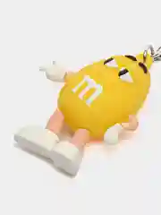 Желтый стильный 3D брелок M&Ms /на рюкзак/на ключи