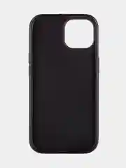 Черный чехол на Apple iPhone 15 блестящий ROSCO пластиковый с силиконом, стразами, кристаллами