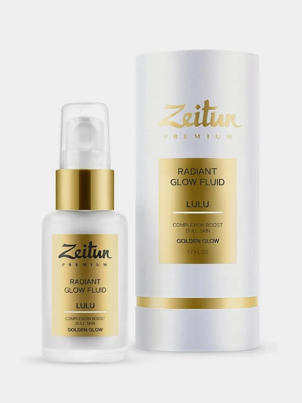 Флюид для лица дневной ZEITUN LULU с эффектом сияния, оттенок Розовое Cияние, 50 мл