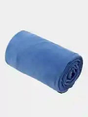 Синий флисовый спальный мешок