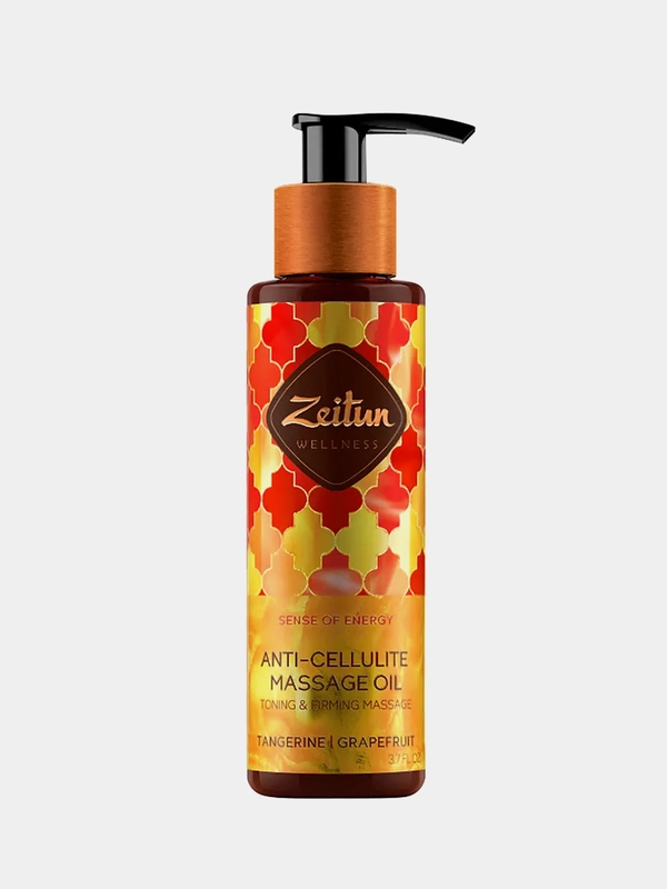 Масло массажное ZEITUN Ритуал энергии, с мандарином и грейпфрутом, 110 мл