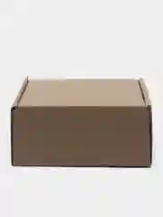 Картонная коробка Д26xШ22xВ10 см. из крафт картона для упаковки подарка
