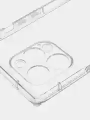 Прозрачный чехол для Apple iPhone 15, 15 Plus, 15 Pro, 15 Pro Max силиконовый КАРТОФАН прямоугольный