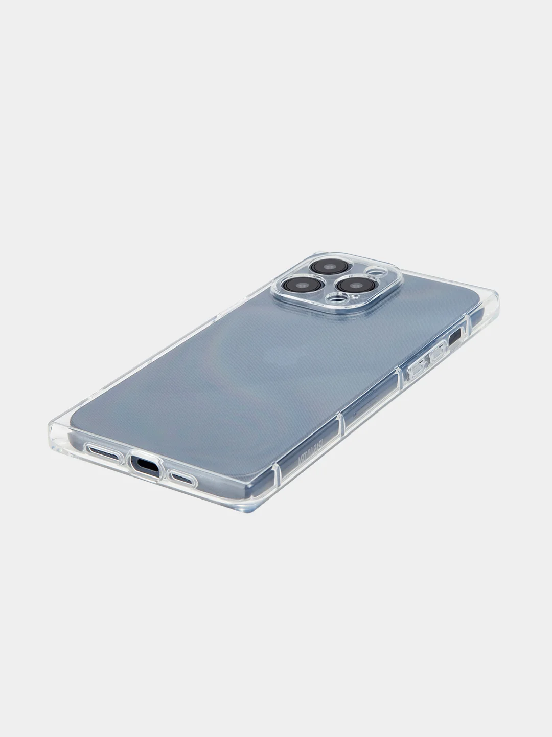 Прозрачный чехол для Apple iPhone 15, 15 Plus, 15 Pro, 15 Pro Max силиконовый КАРТОФАН прямоугольный