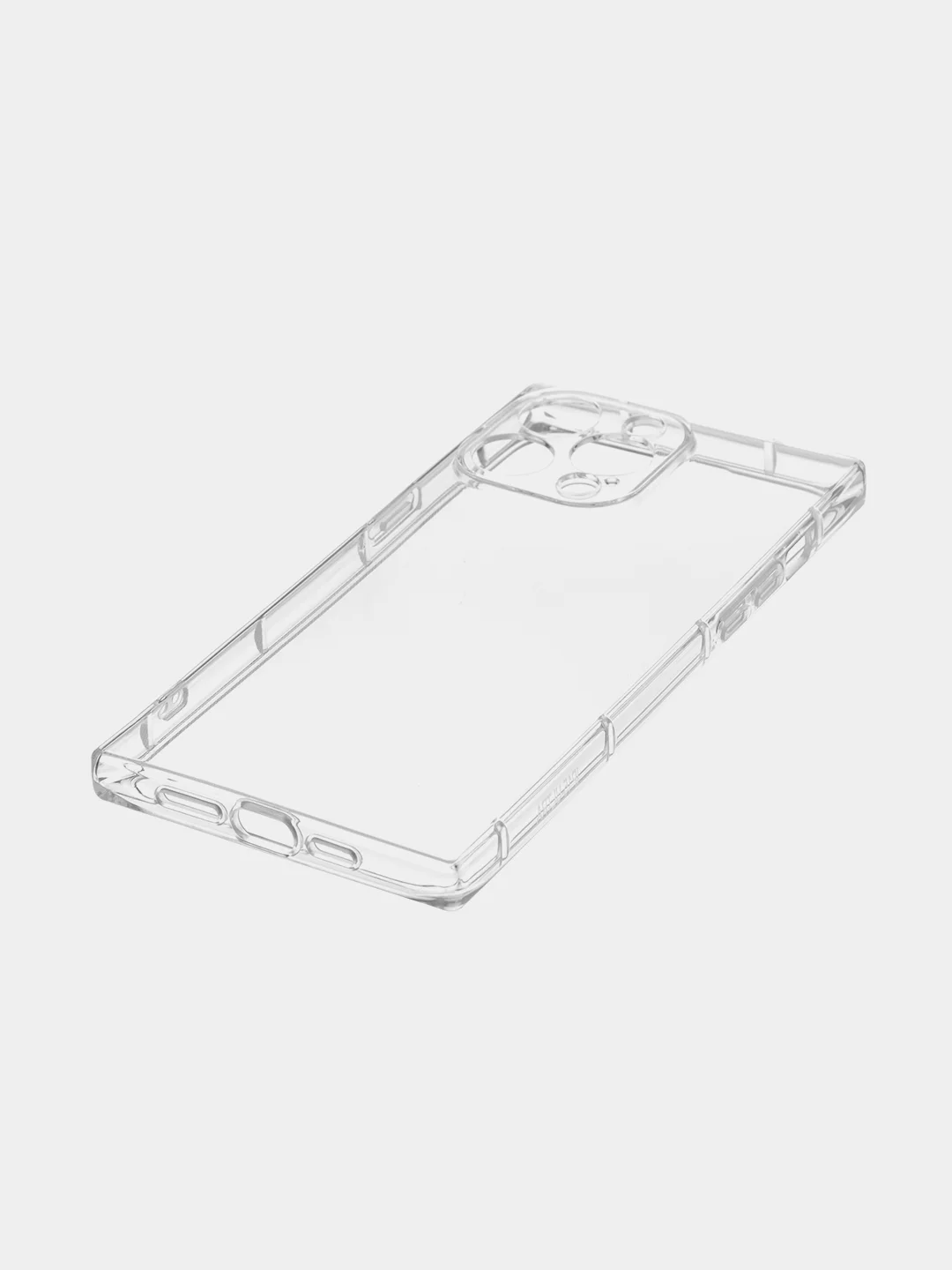 Прозрачный чехол для Apple iPhone 15, 15 Plus, 15 Pro, 15 Pro Max силиконовый КАРТОФАН прямоугольный