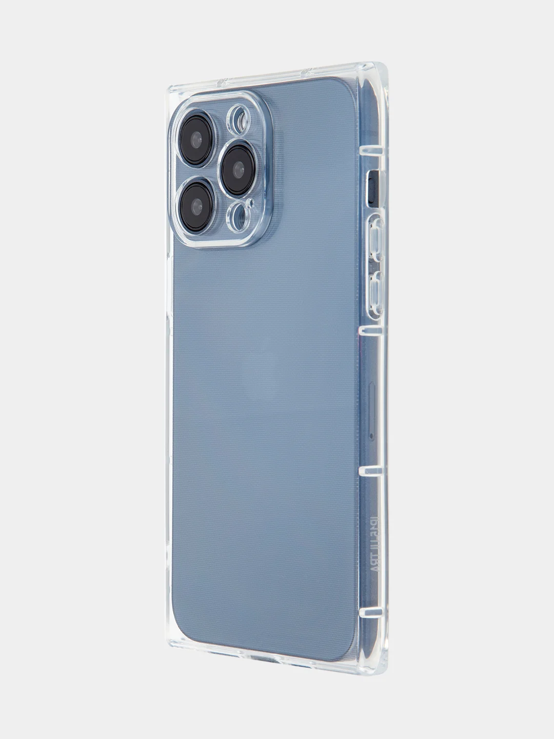 Прозрачный чехол для Apple iPhone 15, 15 Plus, 15 Pro, 15 Pro Max силиконовый КАРТОФАН прямоугольный