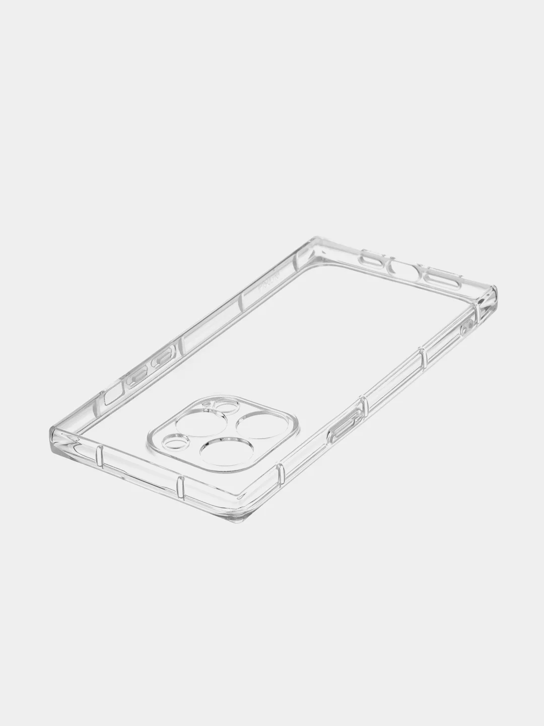 Прозрачный чехол для Apple iPhone 15, 15 Plus, 15 Pro, 15 Pro Max силиконовый КАРТОФАН прямоугольный
