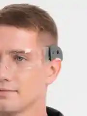 Белый очки неоновые, киберпанк