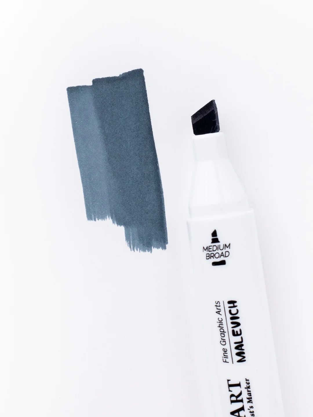 Маркер спиртовой Малевичъ GrafArt Brush, Оттенки серого, 1 шт
