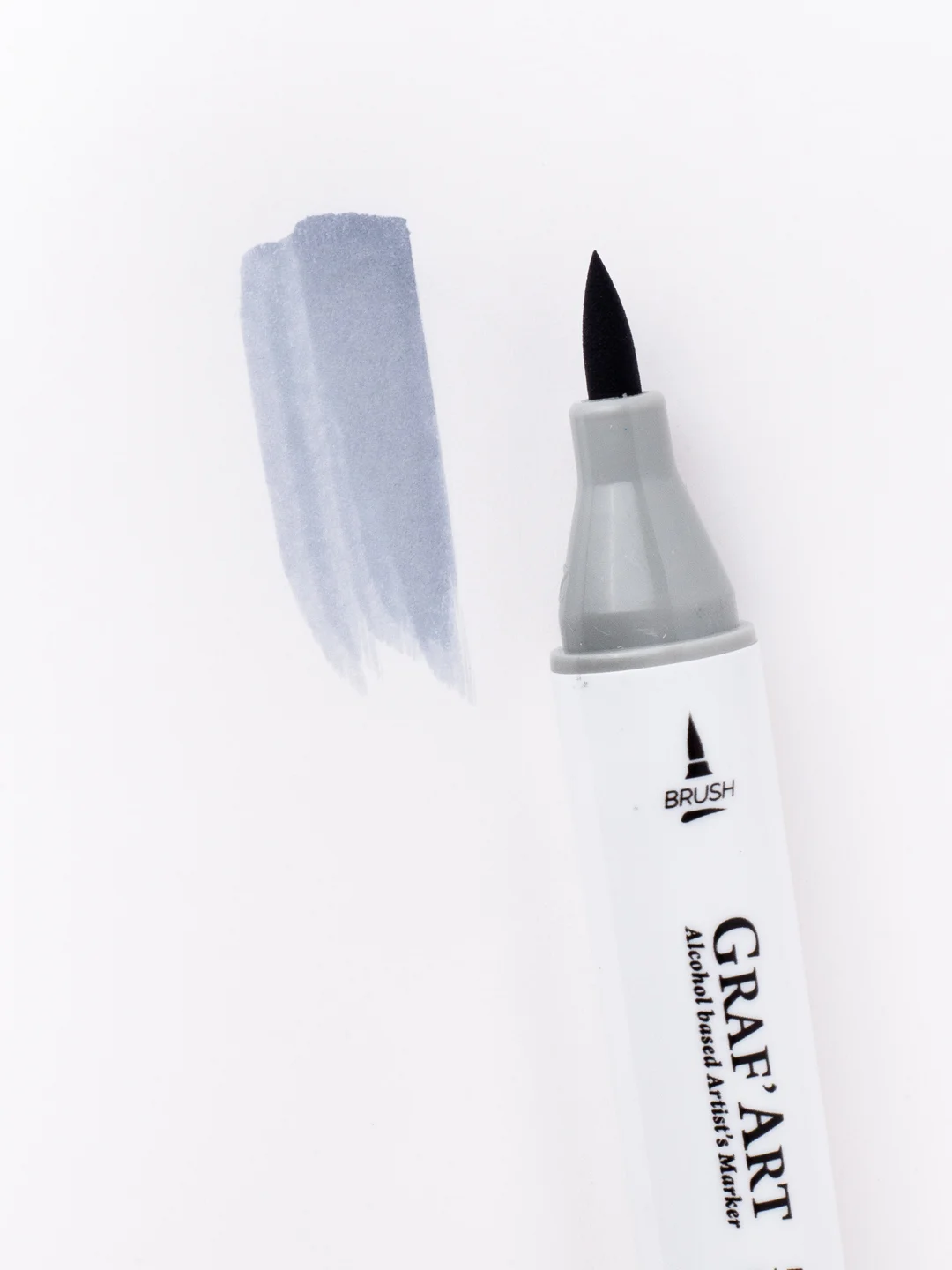Маркер спиртовой Малевичъ GrafArt Brush, Оттенки серого, 1 шт