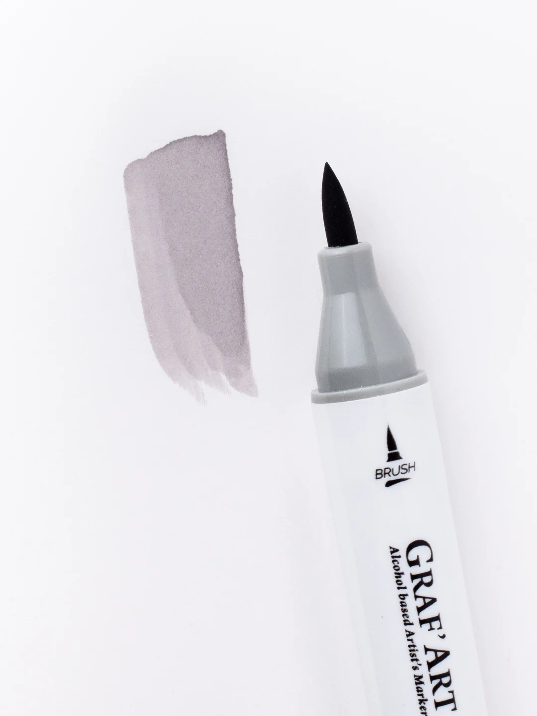 Маркер спиртовой Малевичъ GrafArt Brush, Оттенки серого, 1 шт