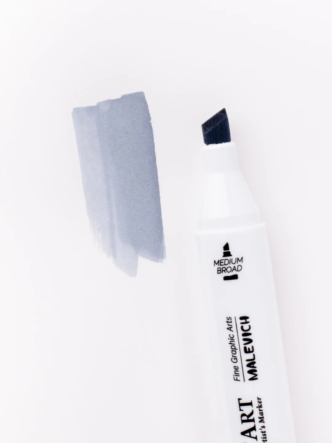 Маркер спиртовой Малевичъ GrafArt Brush, Оттенки серого, 1 шт