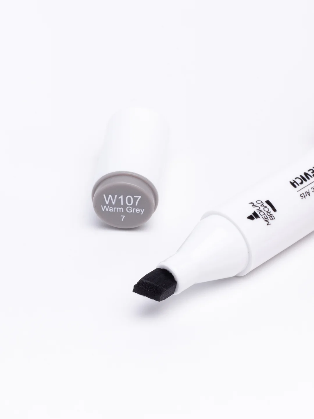Маркер спиртовой Малевичъ GrafArt Brush, Оттенки серого, 1 шт