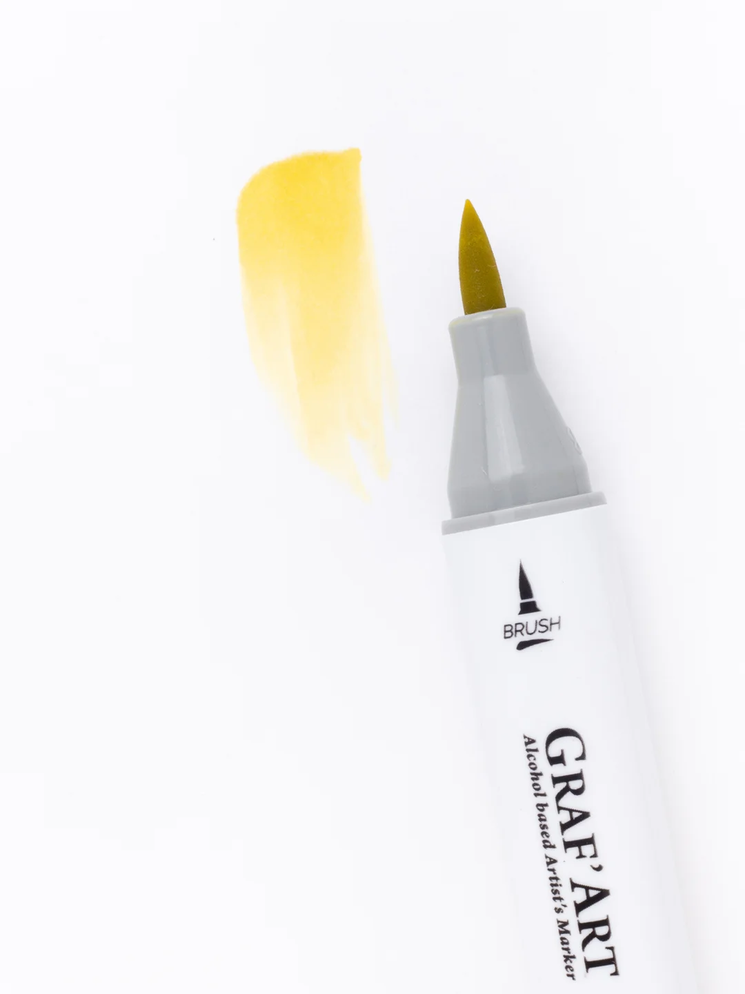 Маркер спиртовой Малевичъ GrafArt Brush, Оттенки желтого, 1 шт