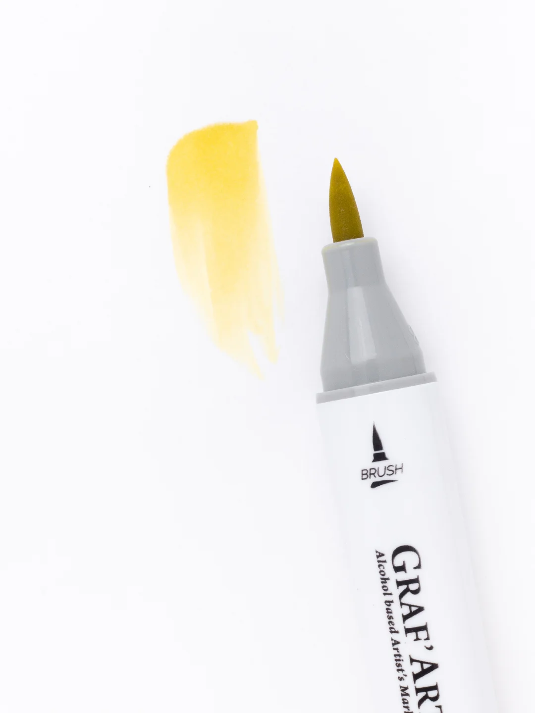 Маркер спиртовой Малевичъ GrafArt Brush, Оттенки желтого, 1 шт