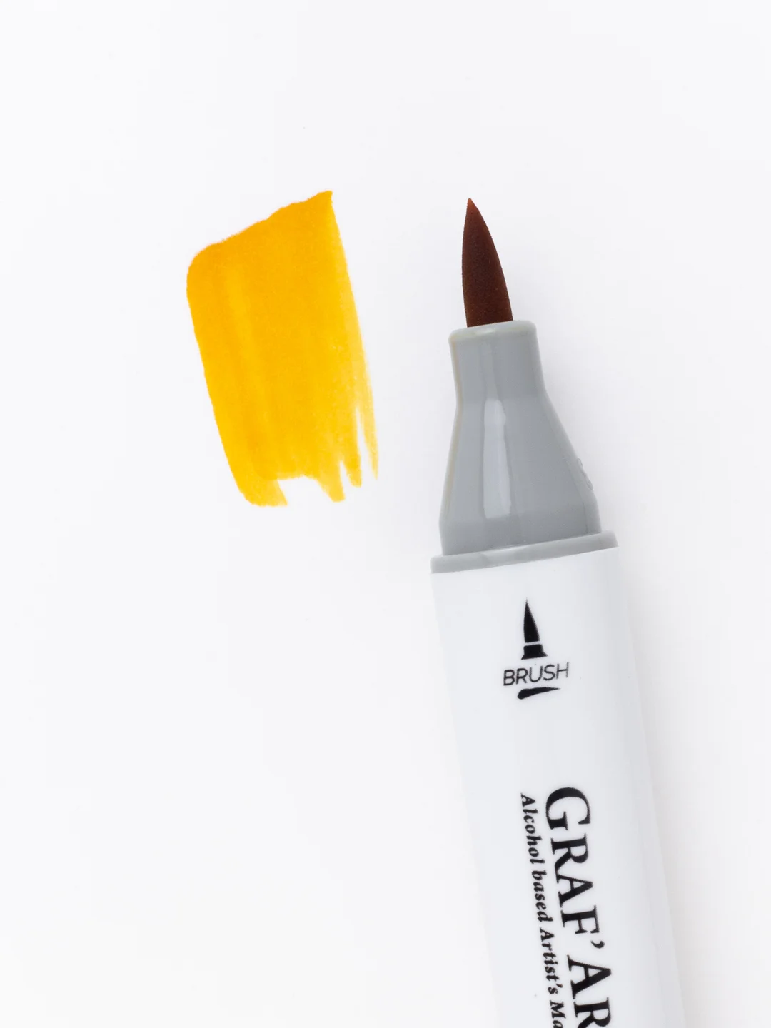 Маркер спиртовой Малевичъ GrafArt Brush, Оттенки желтого, 1 шт